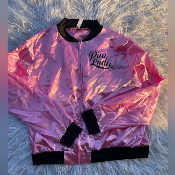 PINK LADIES jacket💫regular 💫pink and black - Picture 1 of 9